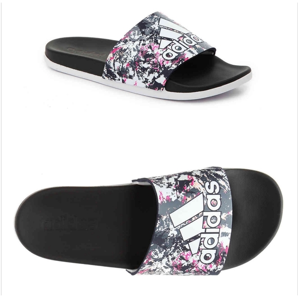 NWT Adidas adilette comfort slide sandals - Picture 2 of 14